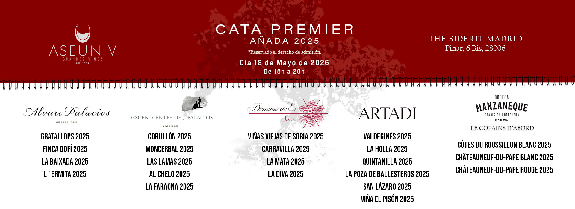 Cata Premier 2025